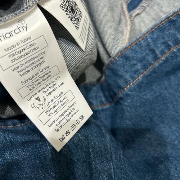 Triarchy Victoria denim corset strapless mini dress - Picture 5 of 7